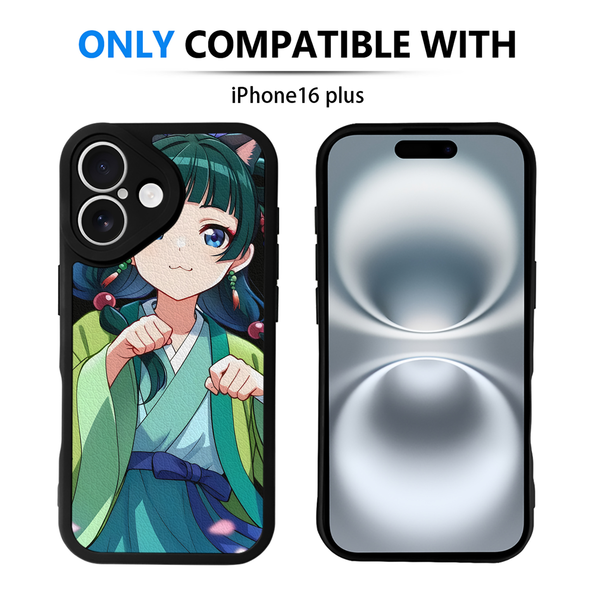 （画像用） 薬屋のひとりごと The Apothecary Diaries 【iPhone 16シリーズ対応】シリコンスマホケース（レザー調） 材質：シリコン